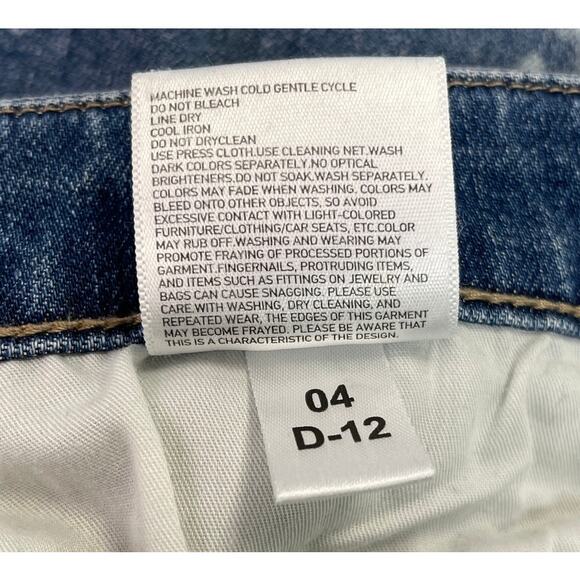 Uniqlo Women Jeans Size 34 Wide Straight Ankle Star Harajuko Street Edgy Pop Art - Picture 9 of 11